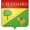 Stickers coat of arms Chassors adhesive sticker