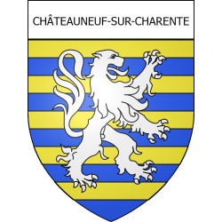 Adesivi stemma Châteauneuf-sur-Charente adesivo