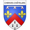 Cherves-Châtelars 16 ville Stickers blason autocollant adhésif