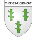 Stickers coat of arms Cherves-Richemont adhesive sticker