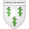 Cherves-Richemont 16 ville Stickers blason autocollant adhésif