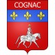 Cognac Sticker wappen, gelsenkirchen, augsburg, klebender aufkleber
