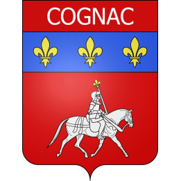Stickers coat of arms Cognac adhesive sticker