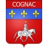 Cognac Sticker wappen, gelsenkirchen, augsburg, klebender aufkleber