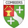 Combiers 16 ville Stickers blason autocollant adhésif