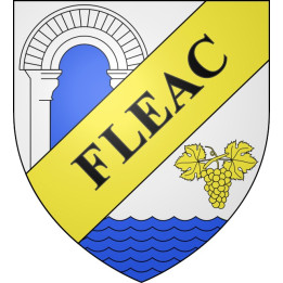 Fléac 16 ville Stickers blason autocollant adhésif