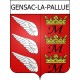 Stickers coat of arms Gensac-la-Pallue adhesive sticker