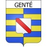 Pegatinas escudo de armas de Gentéadhesivo de la etiqueta engomada