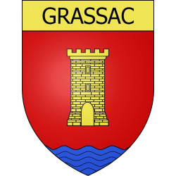 Adesivi stemma Grassac adesivo