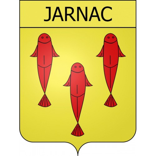 Stickers coat of arms Jarnac adhesive sticker