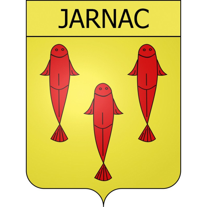 Jarnac 16 ville Stickers blason autocollant adhésif