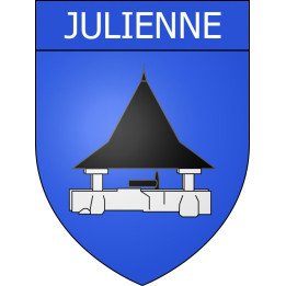 Stickers coat of arms Julienne adhesive sticker