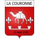 Pegatinas escudo de armas de La Couronne adhesivo de la etiqueta engomada