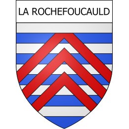 Pegatinas escudo de armas de La Rochefoucauld adhesivo de la etiqueta engomada