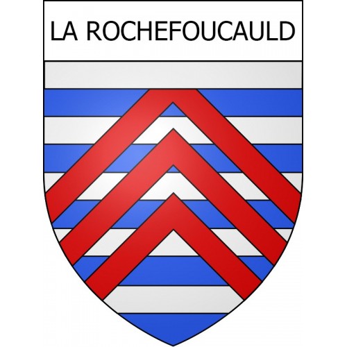 La Rochefoucauld 16 ville Stickers blason autocollant adhésif