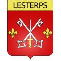 Stickers coat of arms Lesterps adhesive sticker