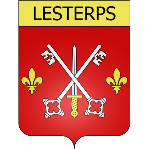 Adesivi stemma Lesterps adesivo