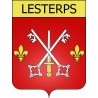 Lesterps 16 ville Stickers blason autocollant adhésif