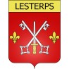 Lesterps Sticker wappen, gelsenkirchen, augsburg, klebender aufkleber