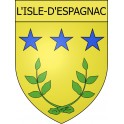 Adesivi stemma L'Isle-d'Espagnac adesivo
