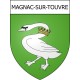 Magnac-sur-Touvre 16 ville Stickers blason autocollant adhésif