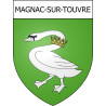 Magnac-sur-Touvre Sticker wappen, gelsenkirchen, augsburg, klebender aufkleber