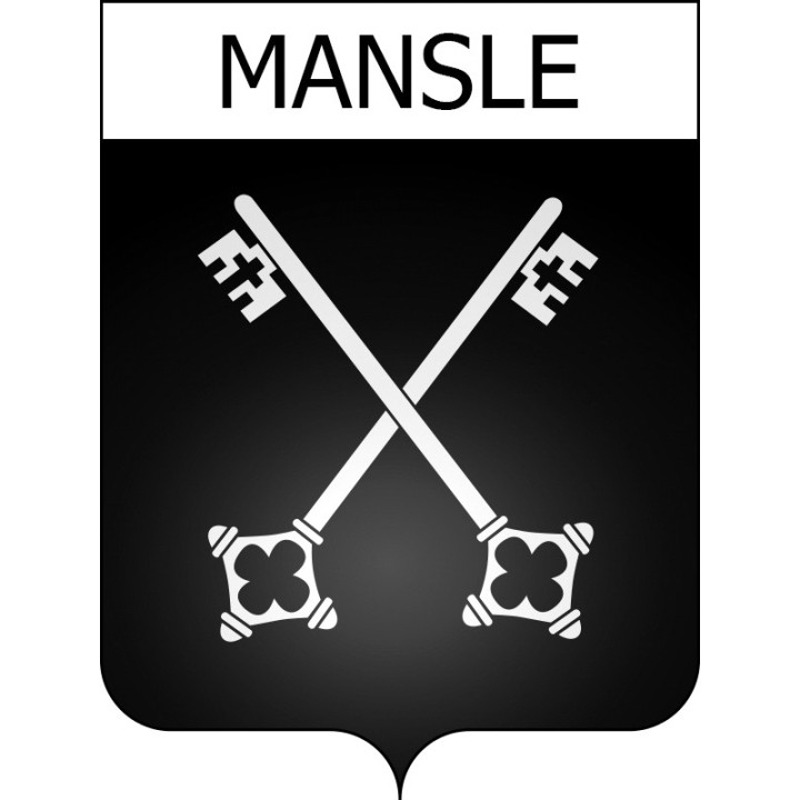 Stickers coat of arms Mansle adhesive sticker