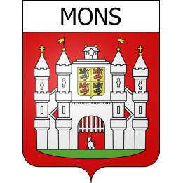 Stickers coat of arms Mons adhesive sticker