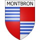 Stickers coat of arms Montbron adhesive sticker
