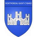 Stickers coat of arms Montmoreau-Saint-Cybard adhesive sticker