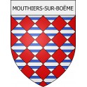 Stickers coat of arms Mouthiers-sur-Boëme adhesive sticker