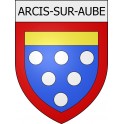 arcis-sur-aube 10  ville Stickers blason autocollant adhésif