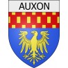 Pegatinas escudo de armas de Auxon adhesivo de la etiqueta engomada