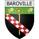 baroville 10  ville Stickers blason autocollant adhésif