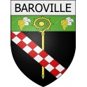 baroville 10  ville Stickers blason autocollant adhésif