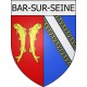 bar-sur-seine 10  ville Stickers blason autocollant adhésif