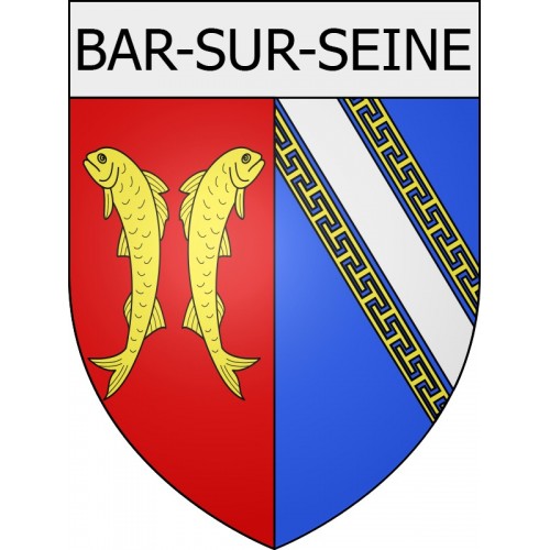 bar-sur-seine 10  ville Stickers blason autocollant adhésif