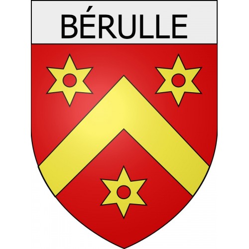 bérulle 10  ville Stickers blason autocollant adhésif