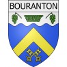 bouranton 10  ville Stickers blason autocollant adhésif