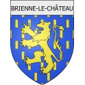 brienne-le-château 10  ville Stickers blason autocollant adhésif