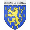 brienne-le-château 10  ville Stickers blason autocollant adhésif