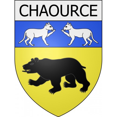 chaource 10  ville Stickers blason autocollant adhésif