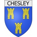 chesley 10  ville Stickers blason autocollant adhésif