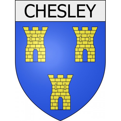 chesley 10  ville Stickers blason autocollant adhésif