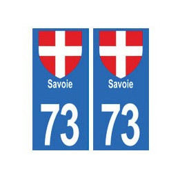 73 Savoie autocollant plaque