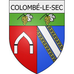 Sigcolombé-le-sec uer 10  ville Stickers blason autocollant adhésif