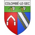 Sigcolombé-le-sec uer 10  ville Stickers blason autocollant adhésif