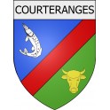 courterangesv 10  ville Stickers blason autocollant adhésif