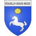 éguilly-sous-bois 10  ville Stickers blason autocollant adhésif