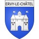 ervy-le-châtel 10  ville Stickers blason autocollant adhésif